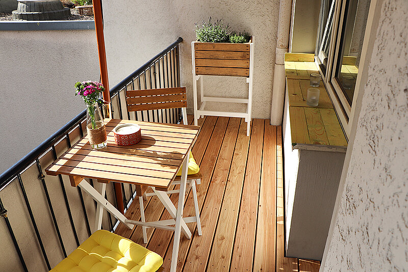 Dielen auf dem Balkon selbst verlegen 