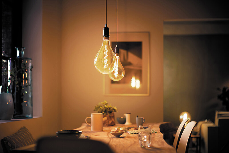 Goldenes Licht Esszimmer