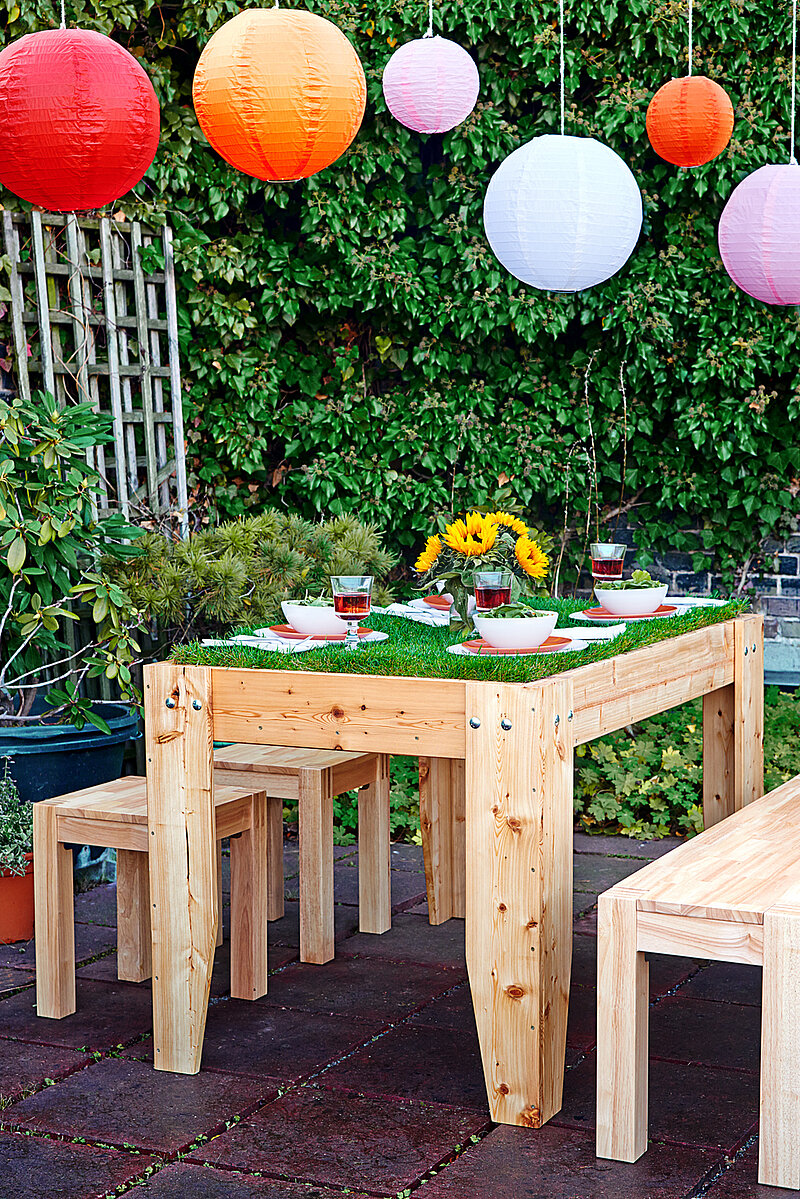 Dein Gartentisch mit echtem Fußball-Flair