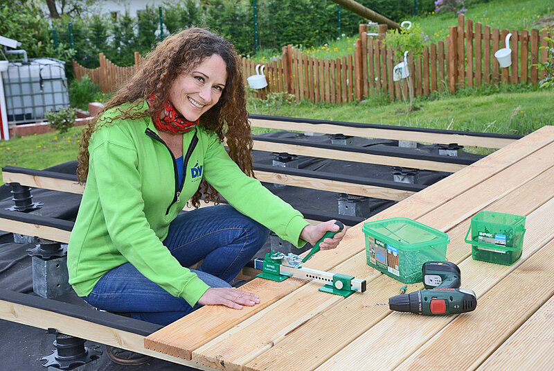 Holzterrasse verlegen