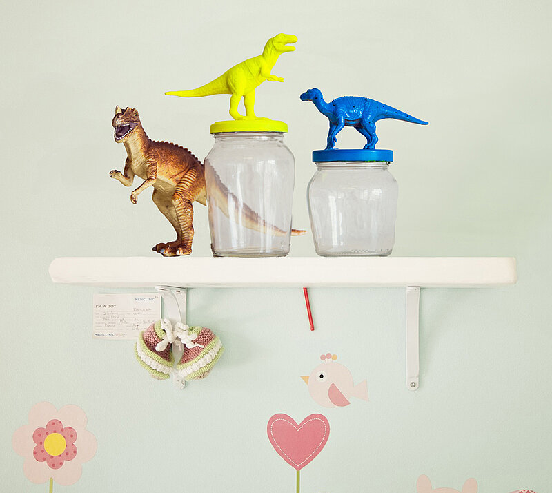 Bonbonglas als Mitgebsel für Kindergeburtstage.