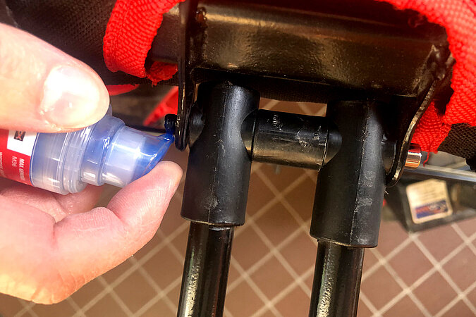 Schraubensicherung für lockere Schrauben