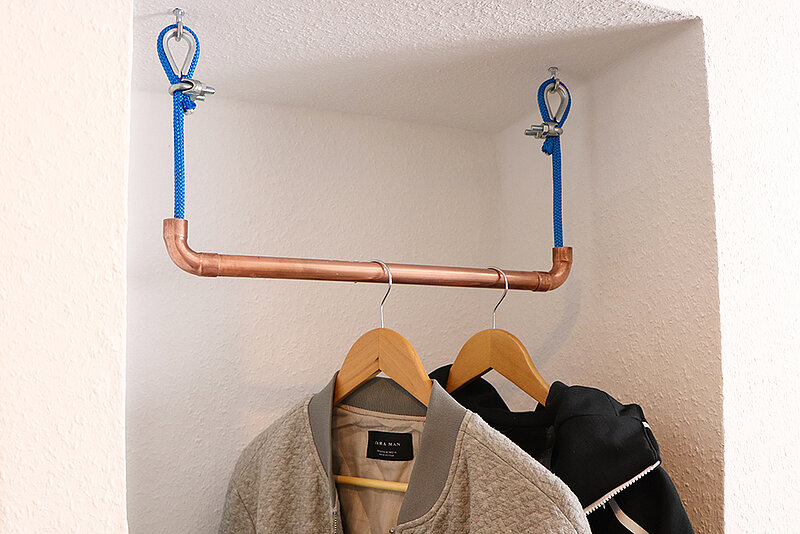 Kleiderstange Garderobe Kupfer