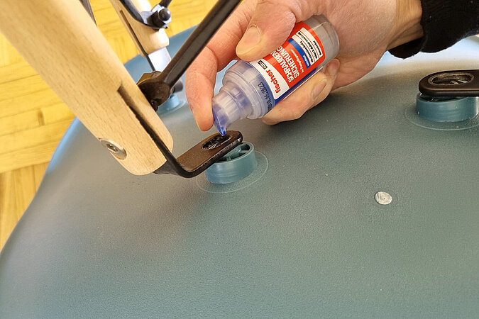 Schraubensicherung für lockere Schrauben