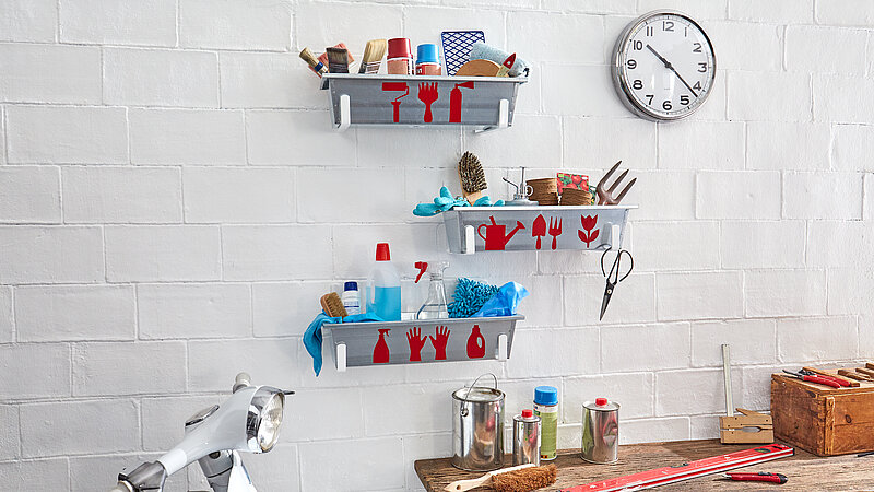 DIY-Aufbewahrungsideen für Keller, Werkstatt und Garage