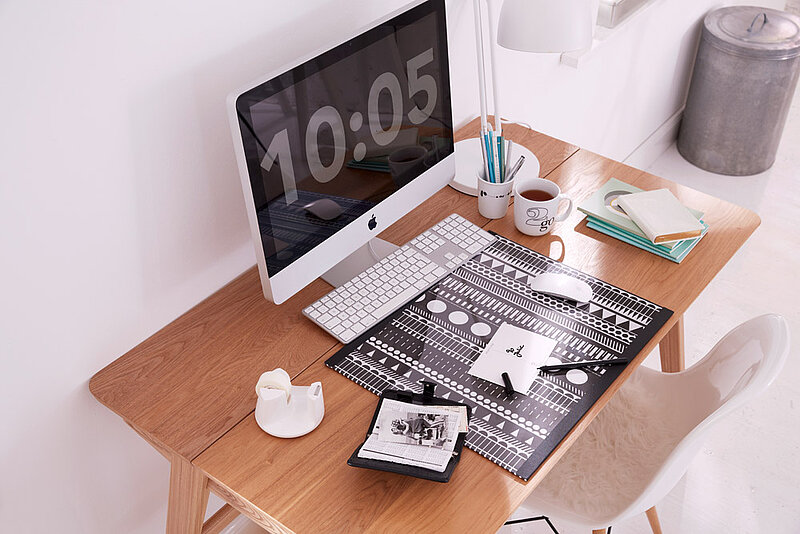 Homeoffice Schreibtischunterlage selber machen