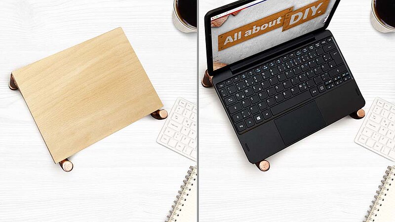 Laptophalter Ständer Kupfer 