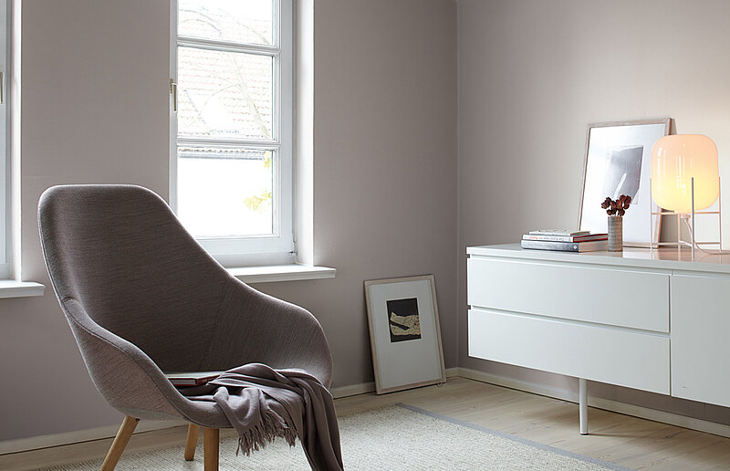 Trend: Wandfarbe grau 