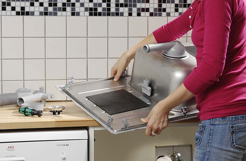 Küchenspüle einbauen