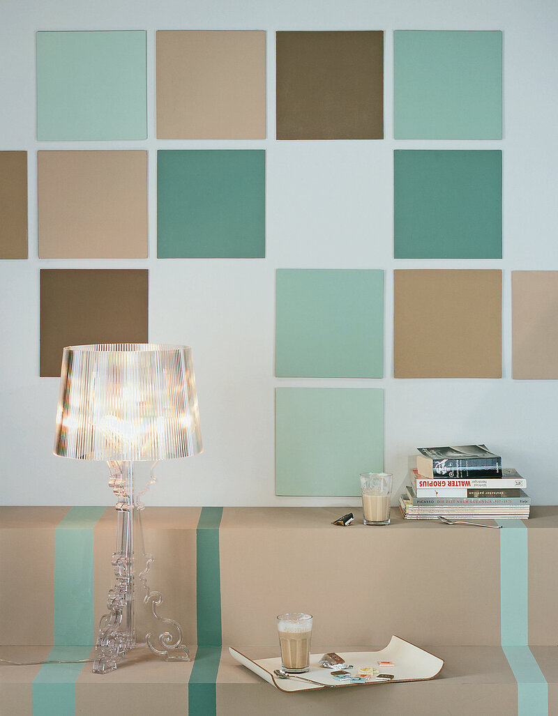 Wandgestaltung mit Farbe