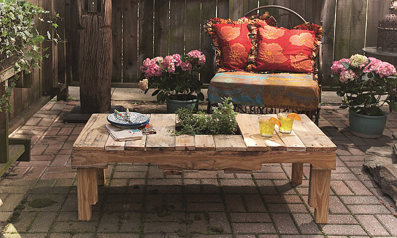 Loungetisch aus Paletten