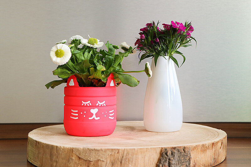 Upcycling mit Plastikmüll