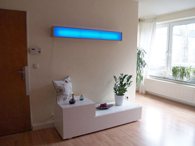Coole LED-Wandleuchte