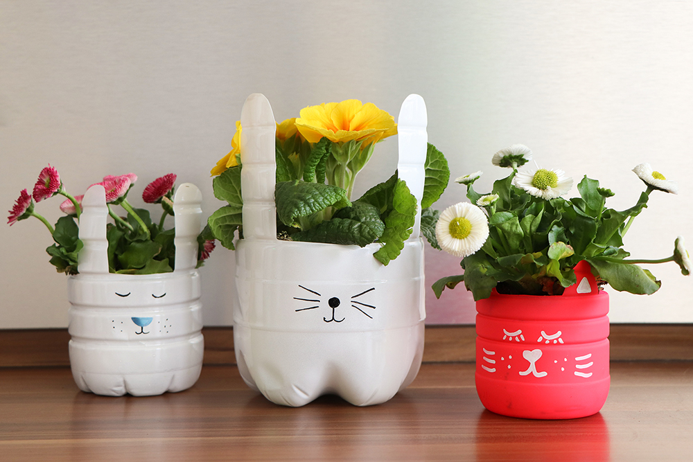 Upcycling mit Plastikmüll